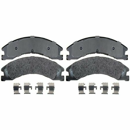 R/M BRAKES BRAKE PADS OEM OE Replacement With Hardware Metallic PGD1330M